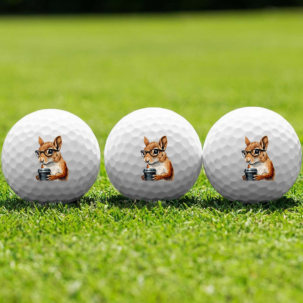 Squirrel Boss Golf Ball 3 Pack
