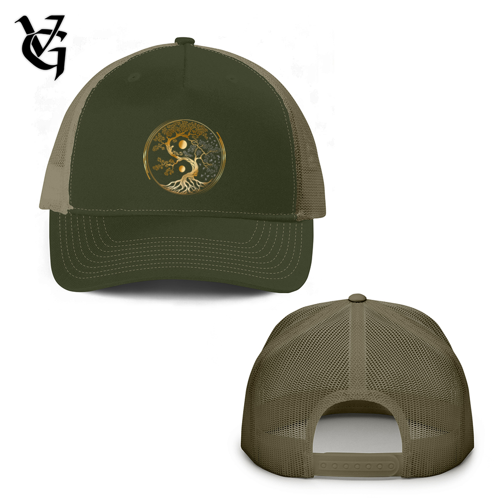 Tree of Life Yin Yang Trucker Hat