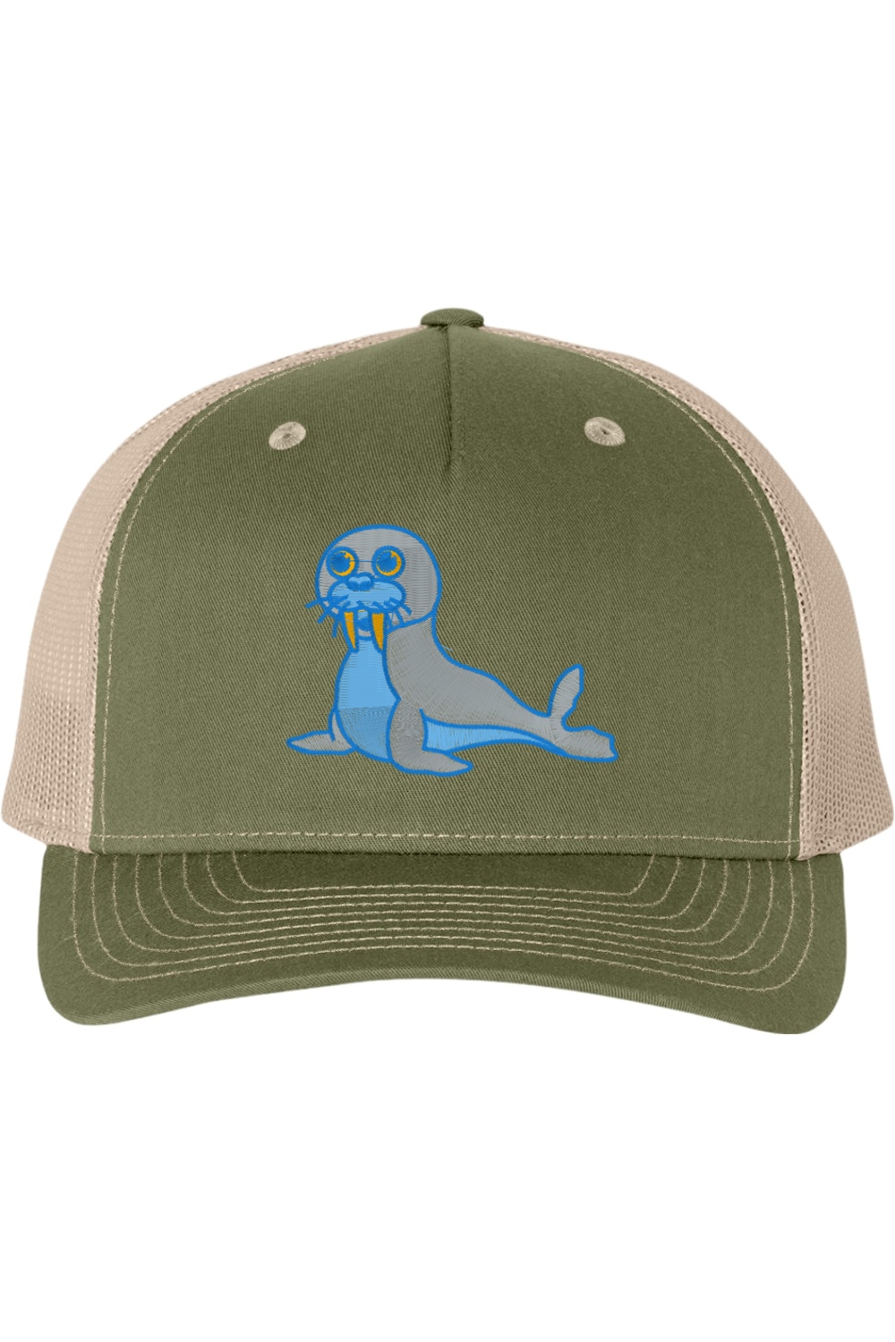 Sea Lion Embroidered Trucker Cap
