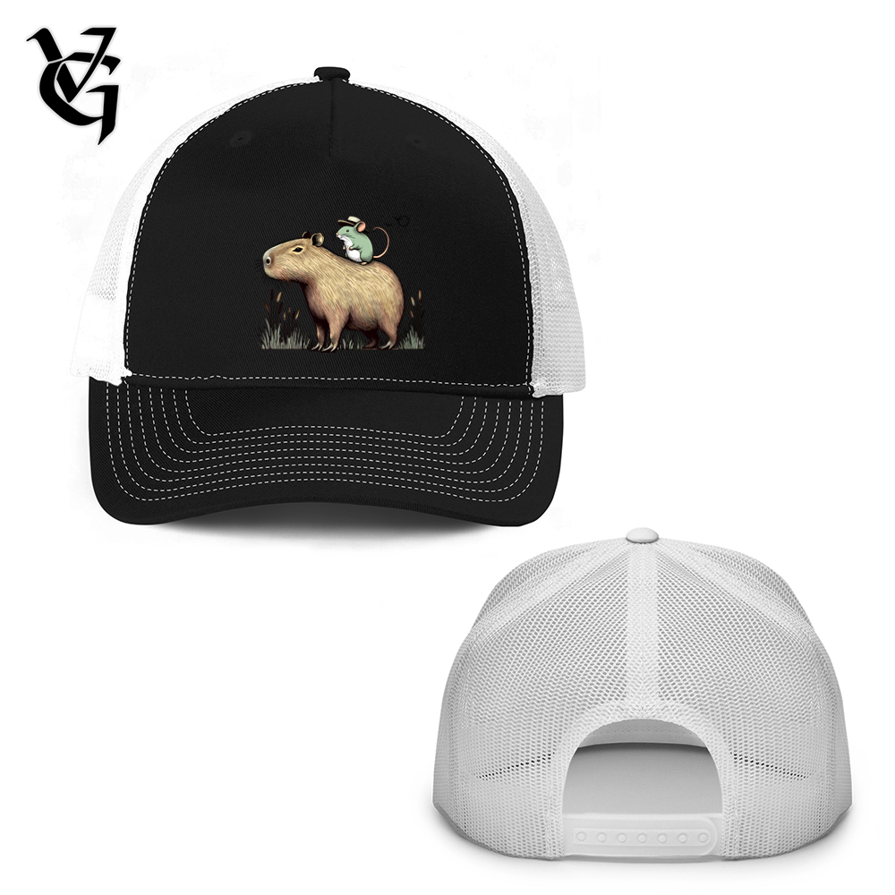 Capybara and Mouse Trucker Hat