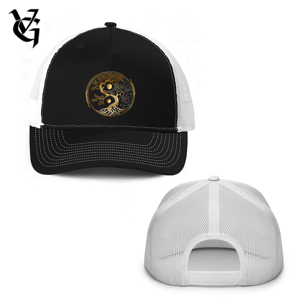 Tree of Life Yin Yang Trucker Hat