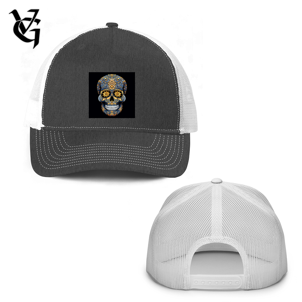 Mandala Skull Trucker Hat