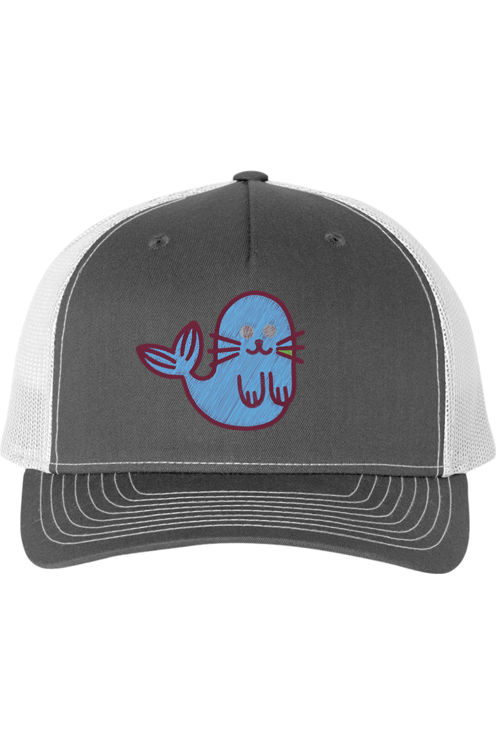 Silly Lion Embroidered Trucker Cap