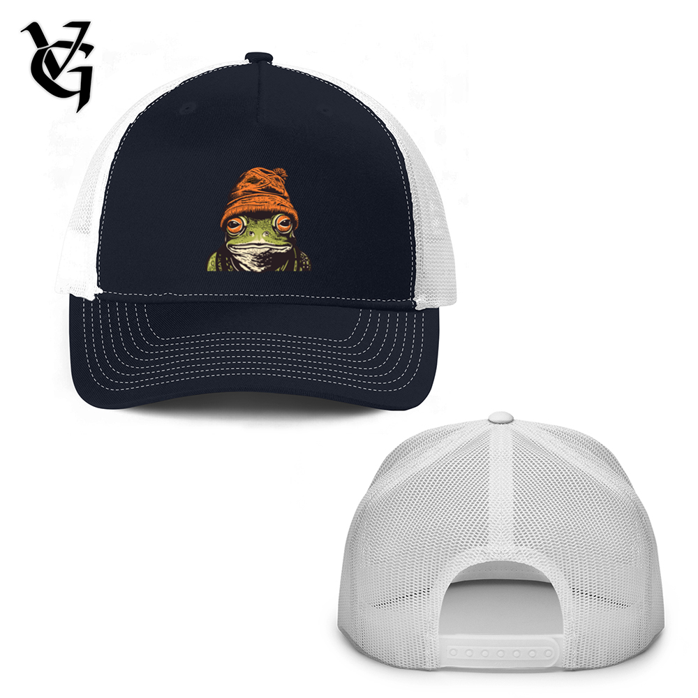 Retro Beanie Frog Trucker Hat