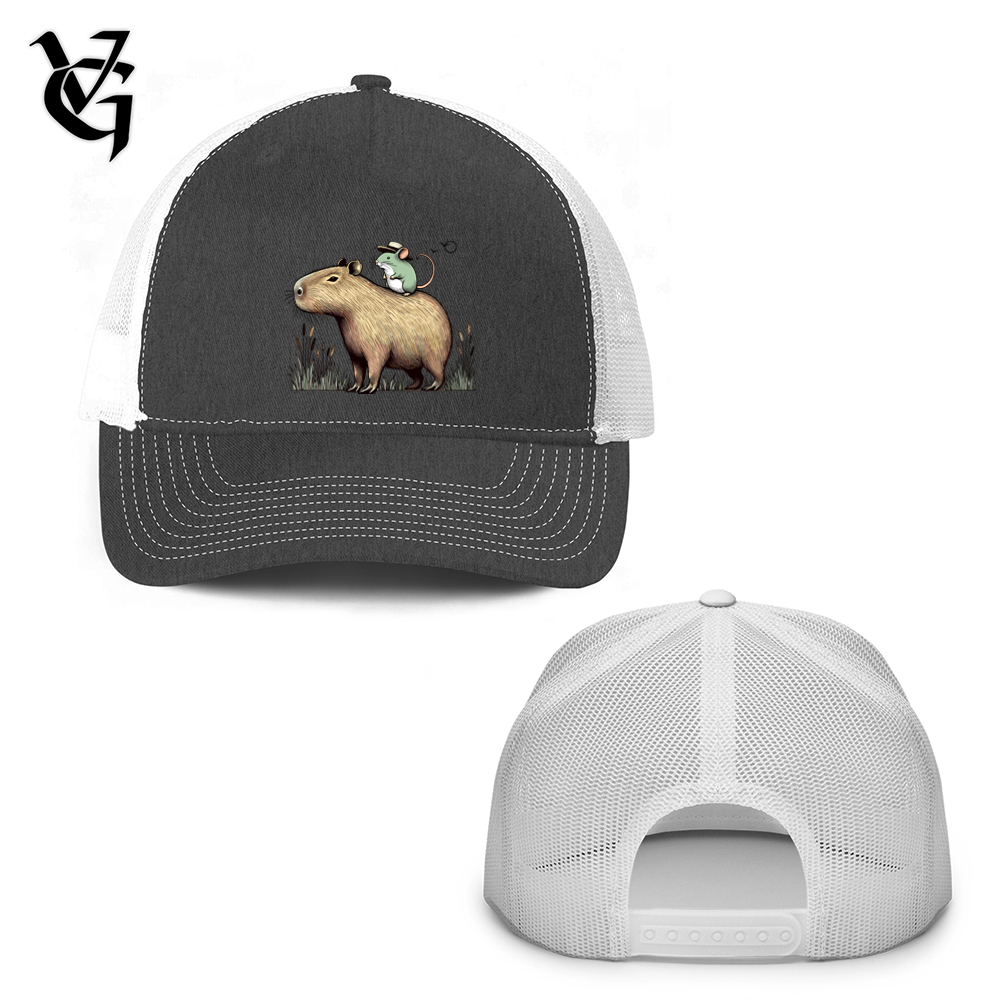 Capybara and Mouse Trucker Hat
