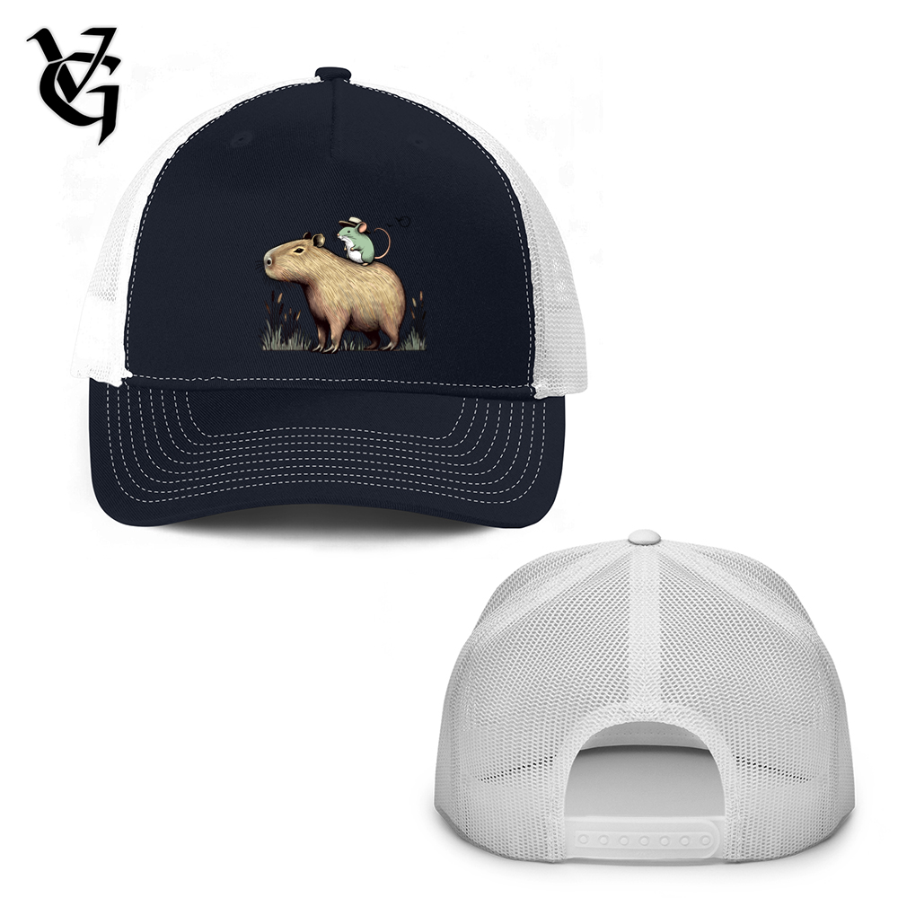 Capybara and Mouse Trucker Hat