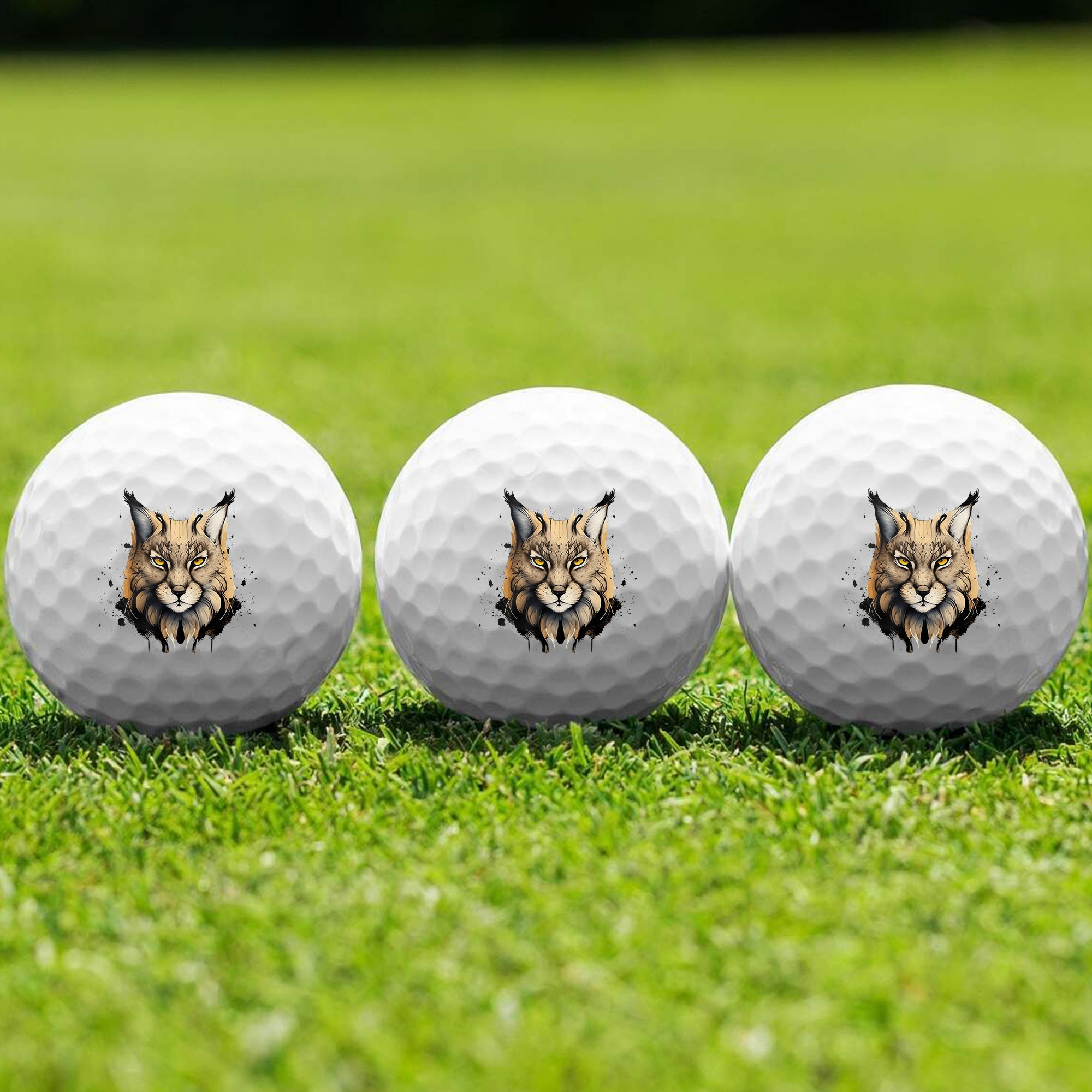 Wild Lynx Golf Ball 3 Pack