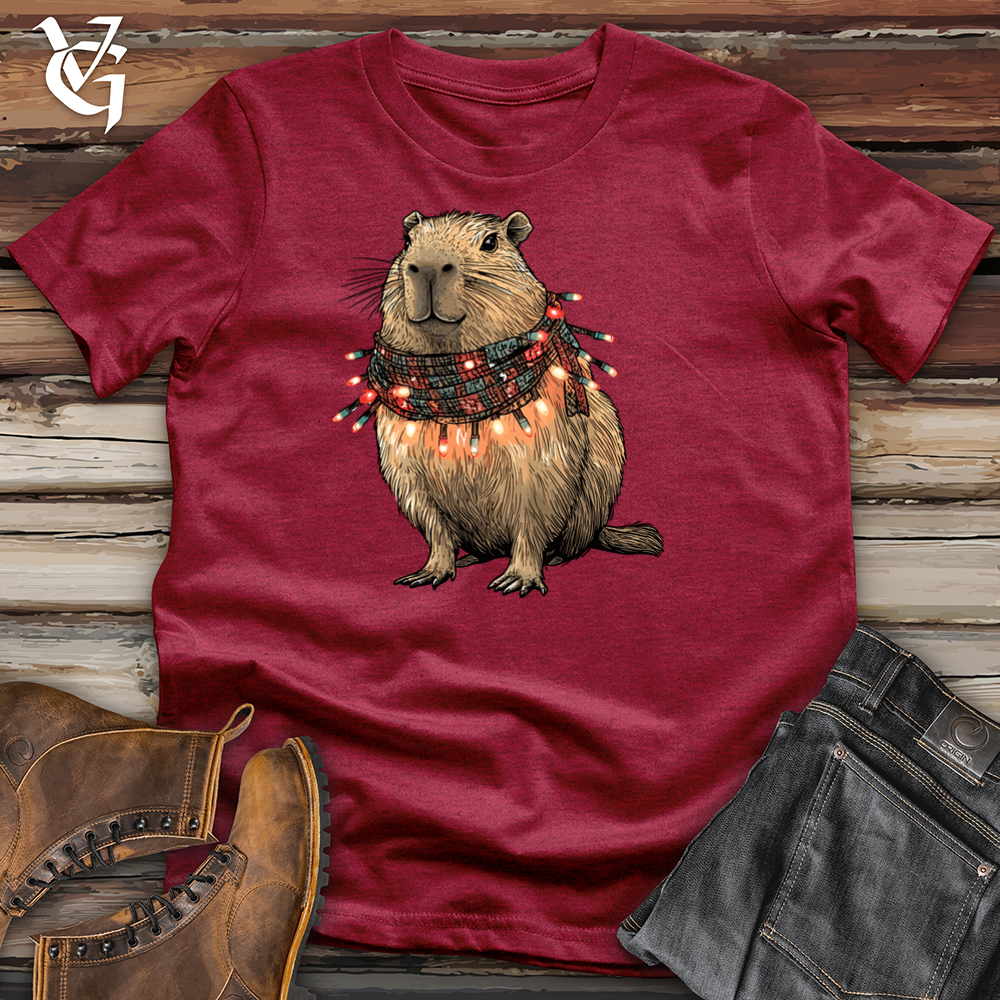 Viking Goods Capybara Lights Tee Antique Cherry Red / L