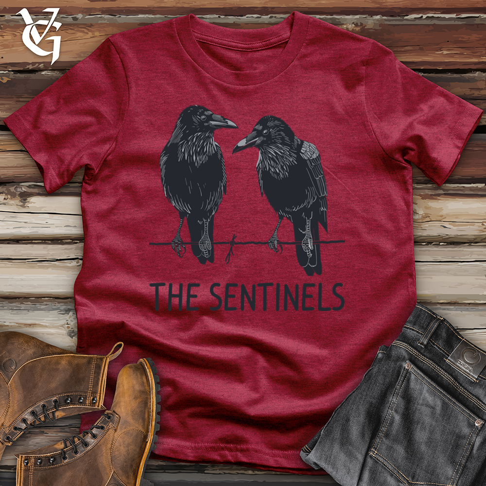 Viking Goods The Sentinels Softstyle Tee Antique Cherry Red / L