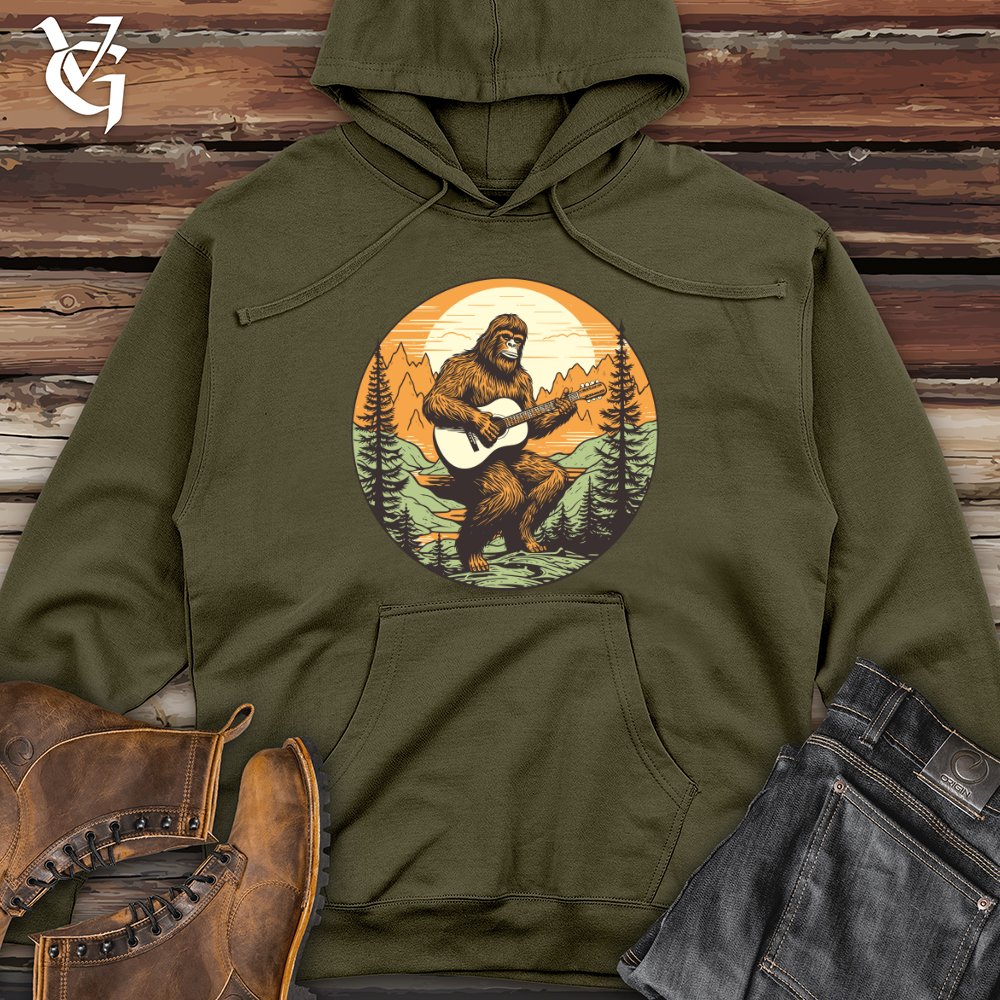 Viking Goods Banjofoot Midweight Hooded Sweatshirt Army / L