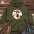 Viking Goods Captain Goat Adventure Midweight Hooded Sweatshirt Army / L