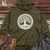 Viking Goods Celtic Tree Unity Midweight Hooded Sweatshirt Army / L