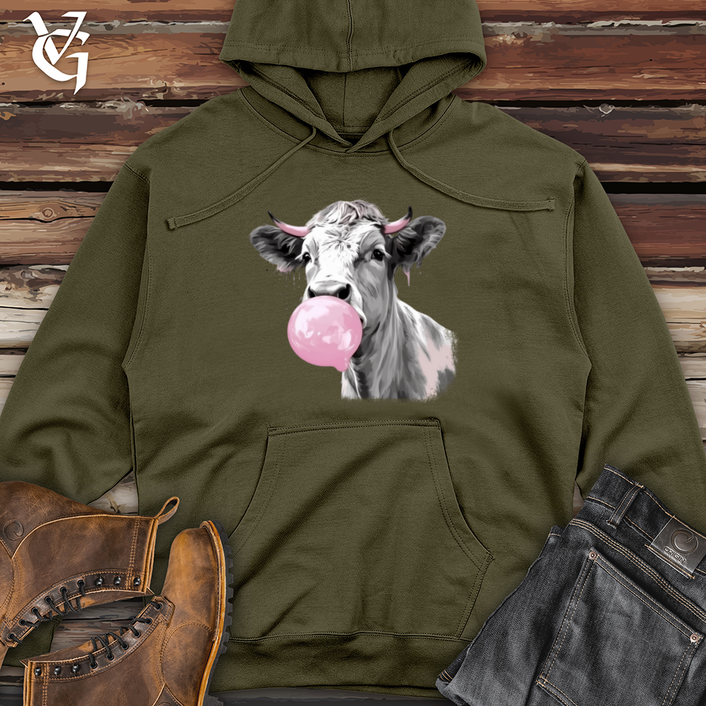 Viking Goods Cow Gum Midweight Hooded Sweatshirt Army / L