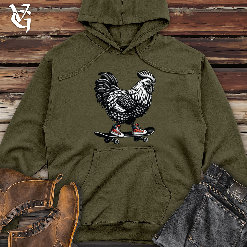 Viking Goods Hen Skating Midweight Hooded Sweatshirt Army / L