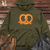 Viking Goods Pretzel Dog Midweight Hooded Sweatshirt Charcoal / L