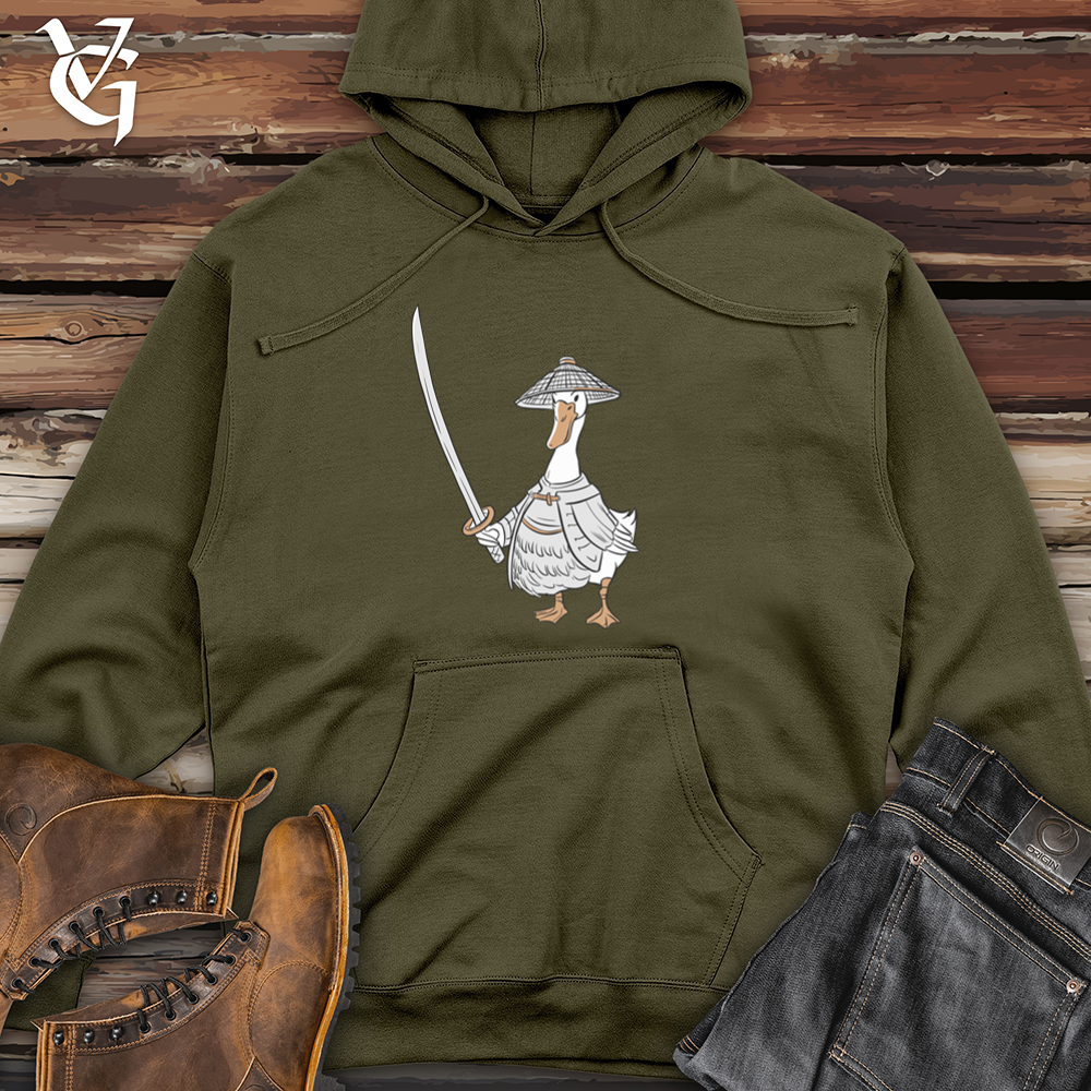 Viking Goods Samurai Goose Midweight Hooded Sweatshirt Army / L