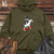 Viking Goods Skateboarding Cow Midweight Hooded Sweatshirt Army / L