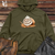 Viking Goods Snail Cinnamon Delight Midweight Hooded Sweatshirt Army / L