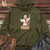 Viking Goods Weasel Victory Champion Midweight Hooded Sweatshirt Army / L