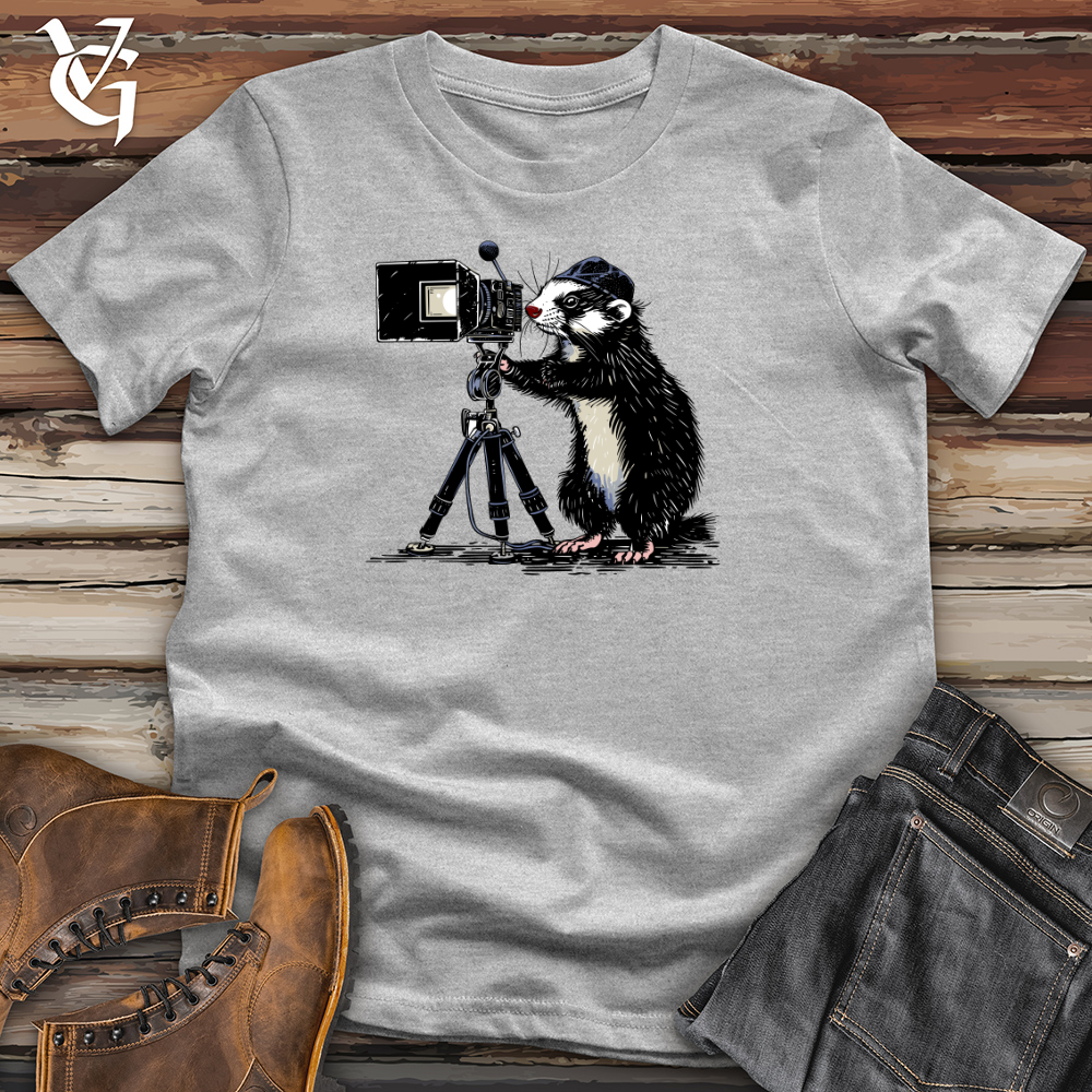 Viking Goods Action Ferret Director Cotton Tee Ash / L