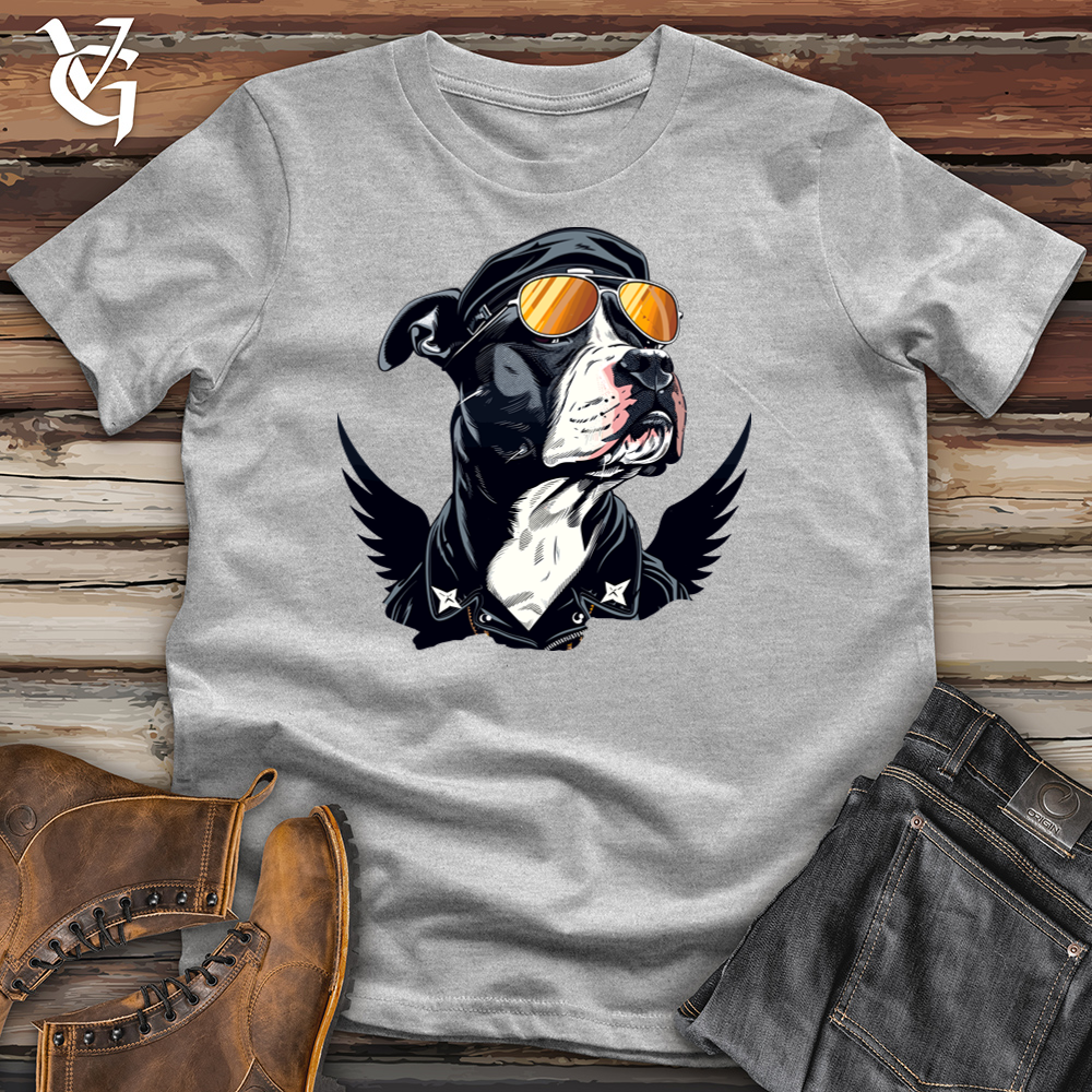Viking Goods Aviator Amstaff Attitude Cotton Tee Ash / L