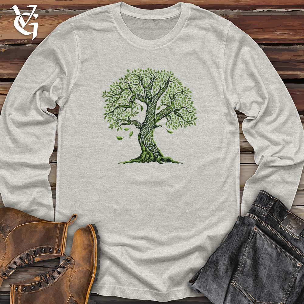 Viking Goods Celtic Tree Essence Long Sleeve Ash / L