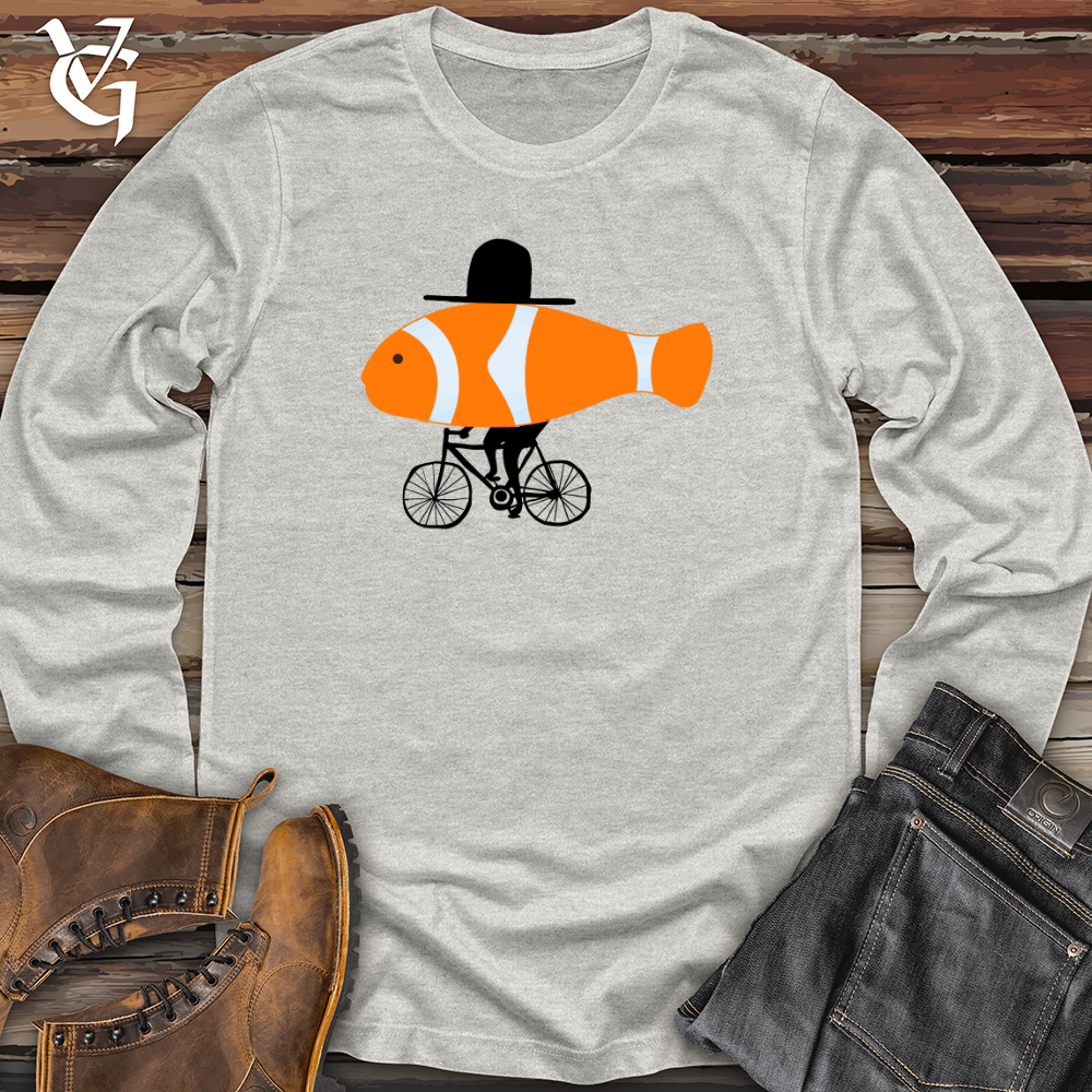 Viking Goods Clown Fish Top Hat Long Sleeve Ash / L