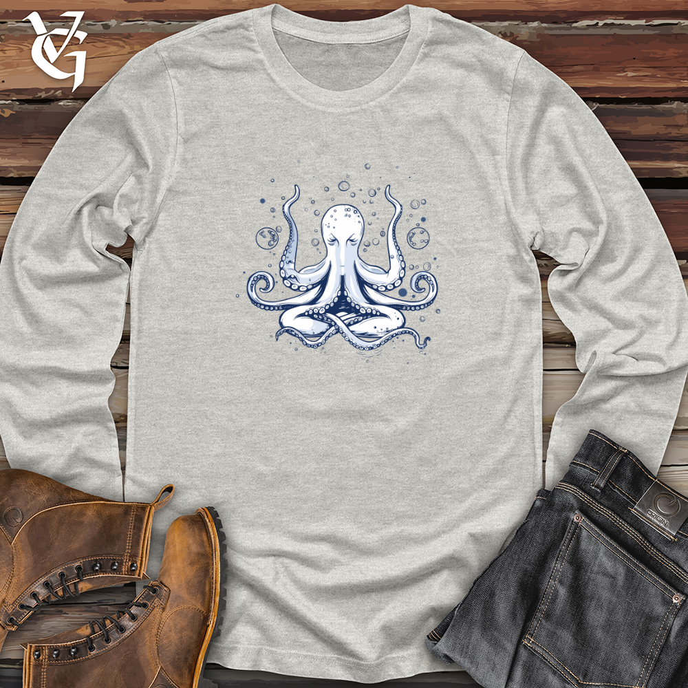 Viking Goods Octopus Bubble Meditation Long Sleeve Storm / L