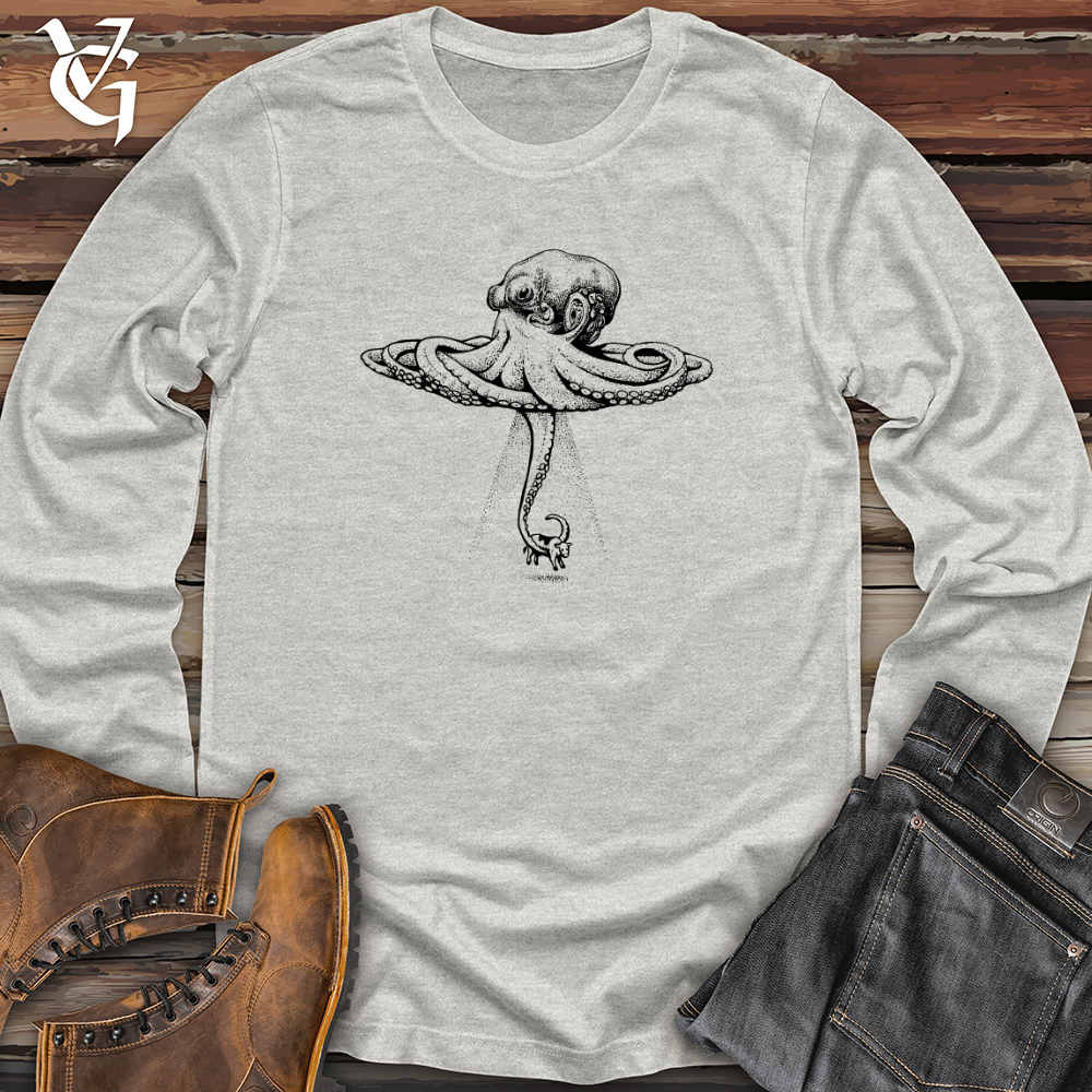 Viking Goods Octopus UFO Long Sleeve Ash / L