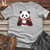 Viking Goods Panda Warmth Sip Cotton Tee Ash / L