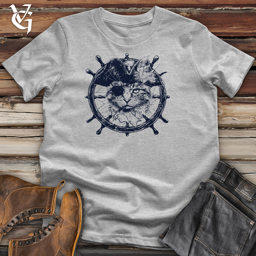 Viking Goods Pirate Paws Captain Cotton Tee Ash / L
