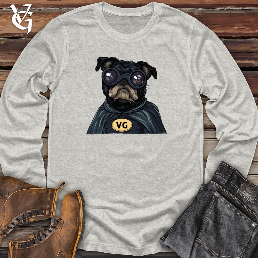 Viking Goods Pug VG Superhero Long Sleeve Natural / L