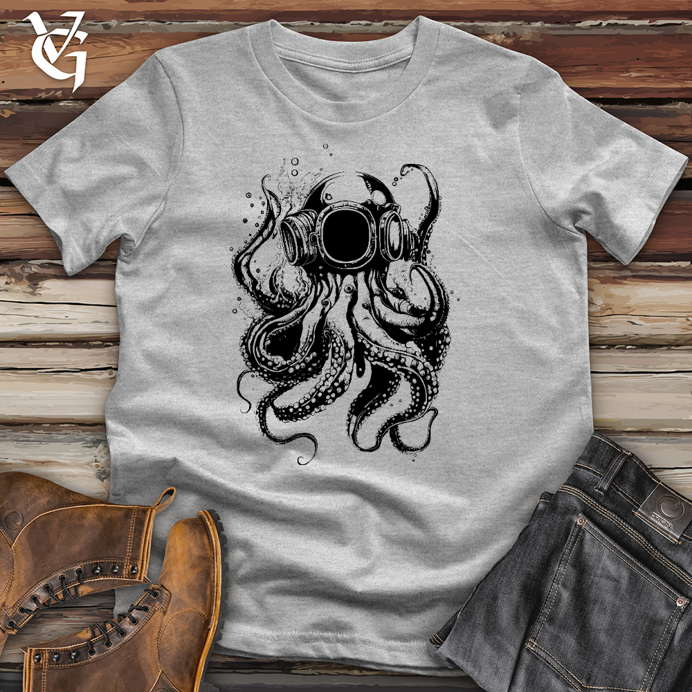 Viking Goods Scuba Octopus Cotton Tee Ash / L