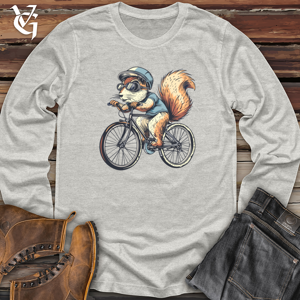 Viking Goods Squirrel Cycle Cruise Long Sleeve Ash / L