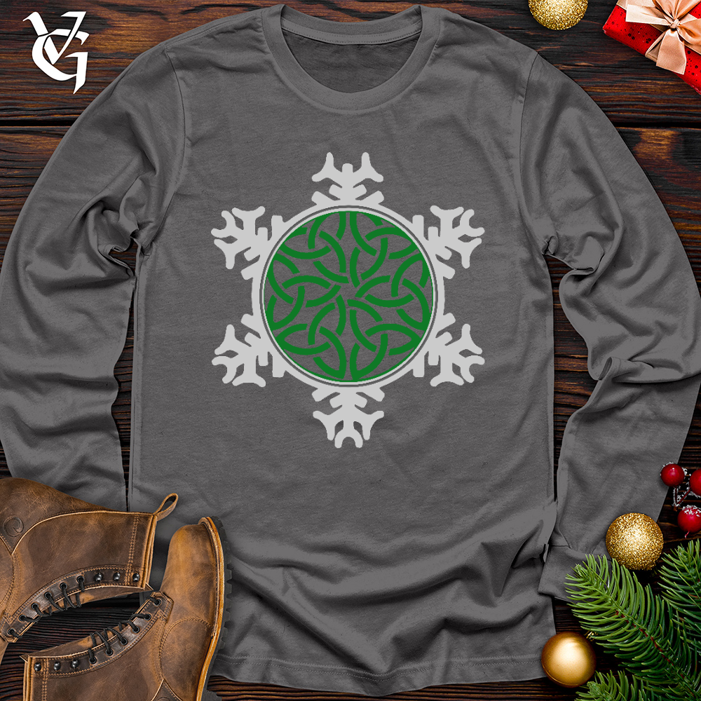 Viking Goods Celtic Snowflake Long Sleeve Asphalt / L