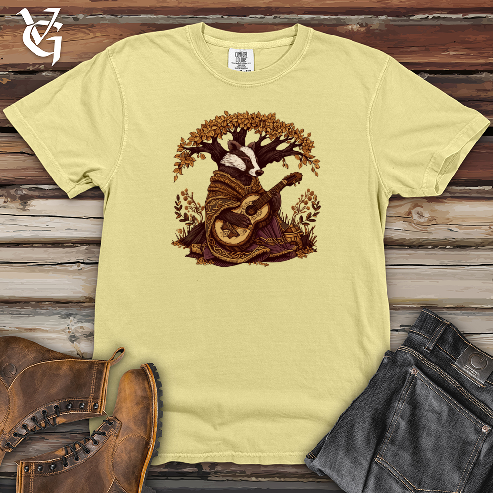 Viking Goods Badger Bard Serenade Heavy Cotton Comfort Colors Tee Banana / L