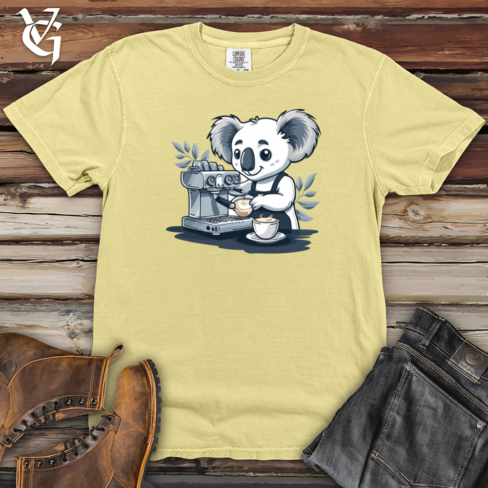 Viking Goods Koala Barista Blend Heavy Cotton Comfort Colors Tee Banana / L