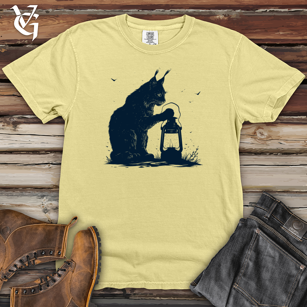 Viking Goods Lynx Lantern Guardian Heavy Cotton Comfort Colors Tee Banana / L