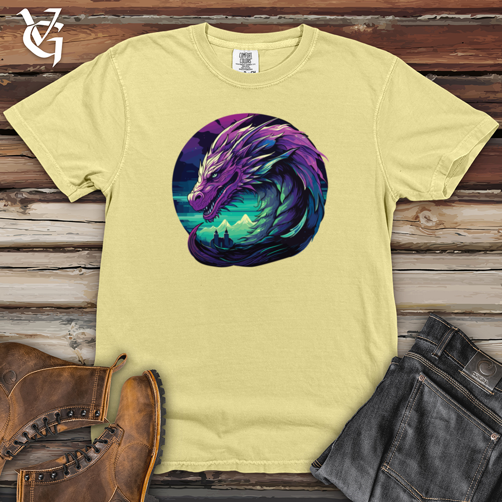 Viking Goods Neon Dragon Elegance Heavy Cotton Comfort Colors Tee Banana / L