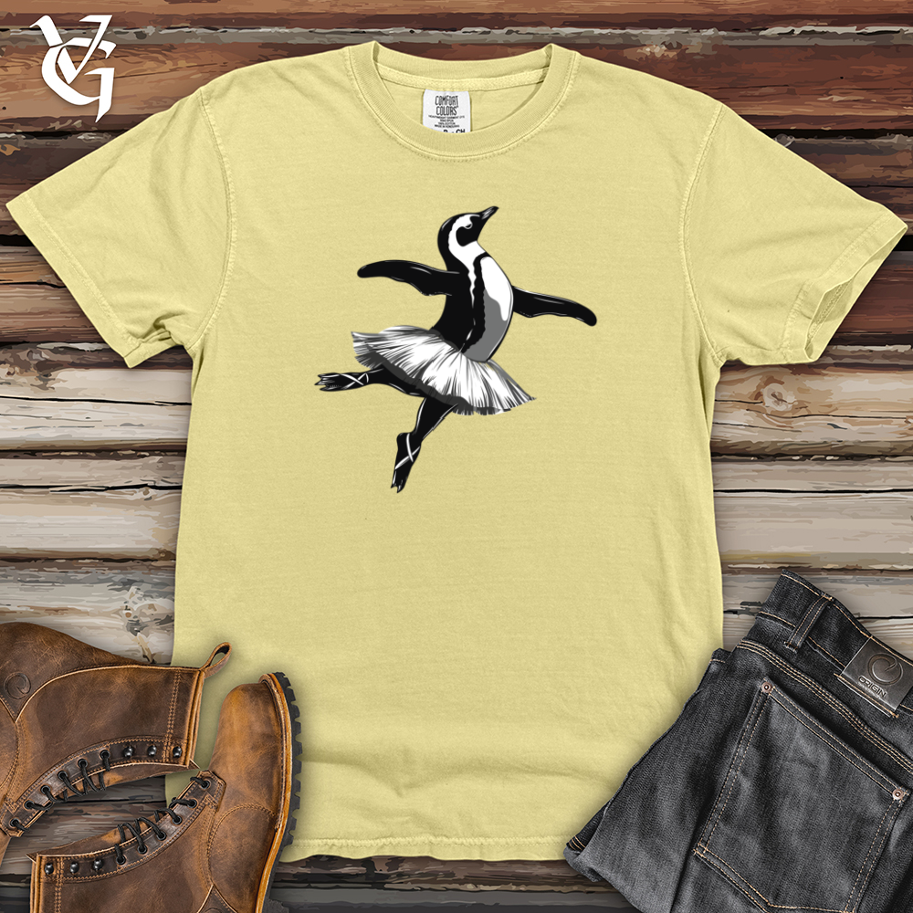 Viking Goods Penguin Ballet Pirouette Heavy Cotton Comfort Colors Tee Banana / L