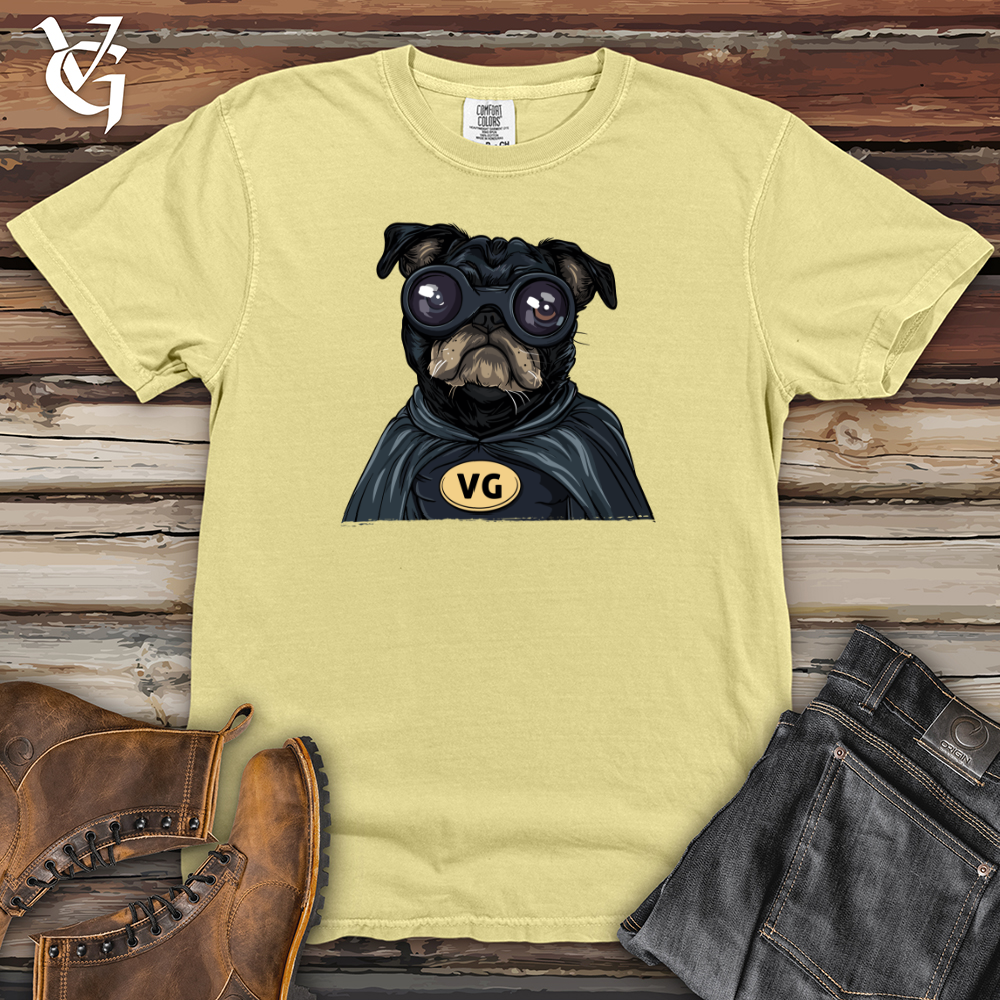 Viking Goods Pug VG Superhero Heavy Cotton Comfort Colors Tee Banana / L