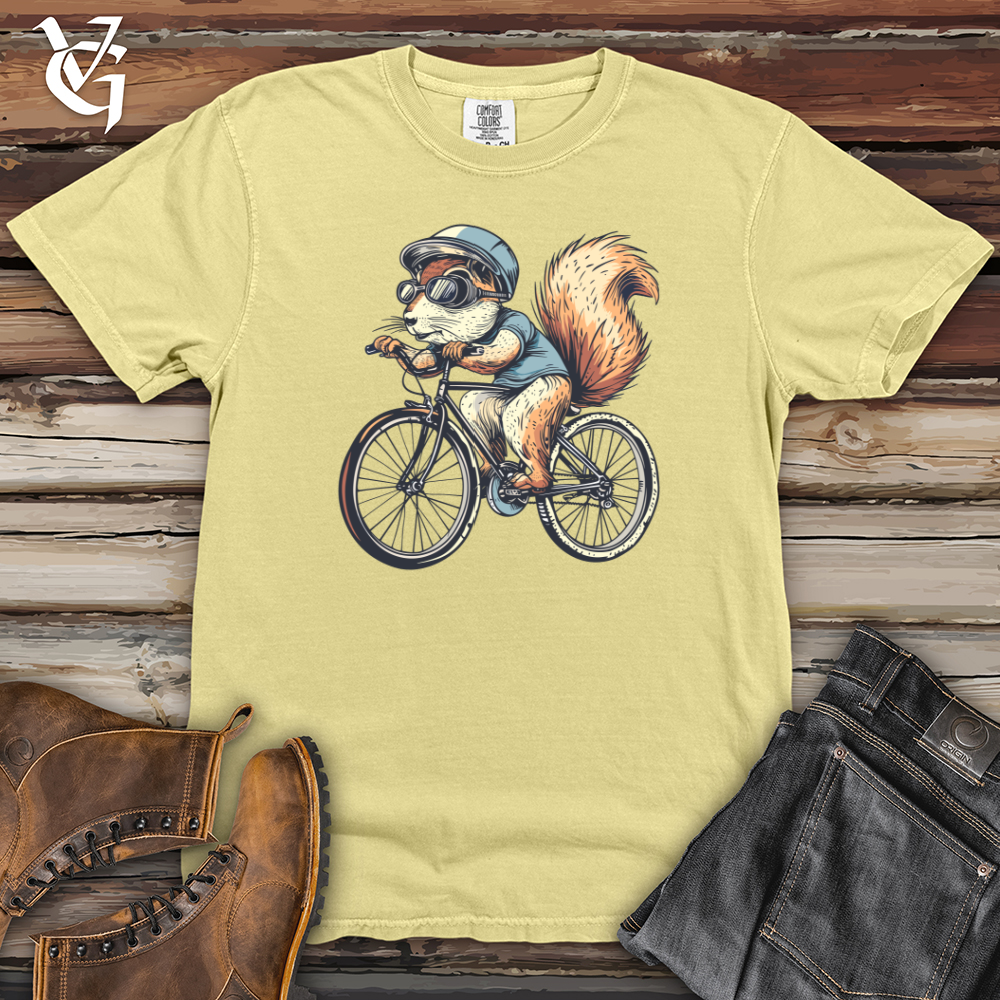 Viking Goods Squirrel Cycle Cruise Heavy Cotton Comfort Colors Tee Banana / L