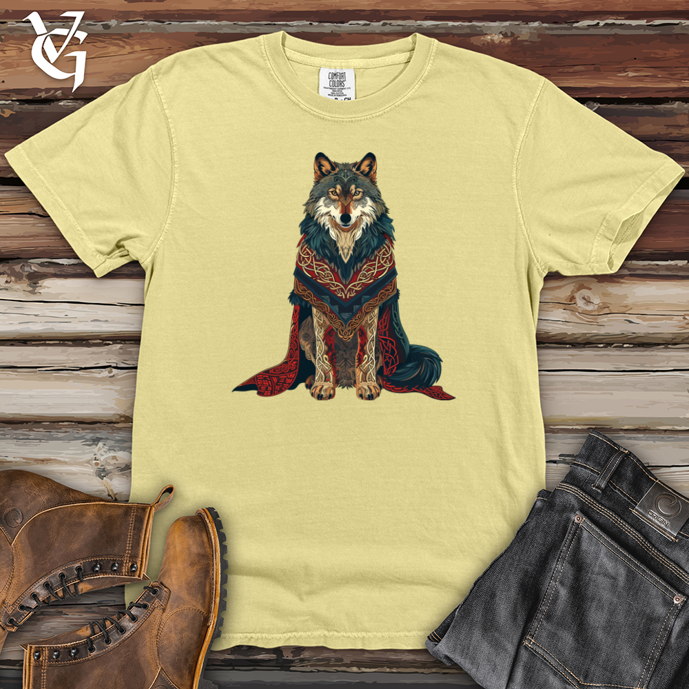 Viking Goods Tribal Wolf Majesty Heavy Cotton Comfort Colors Tee Banana / L
