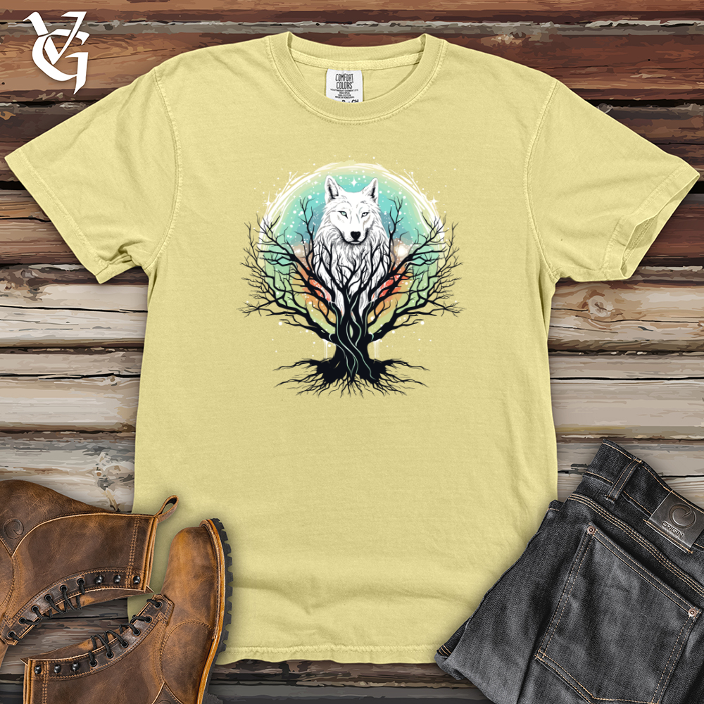 Viking Goods Wolf Spirit Harmony Heavy Cotton Comfort Colors Tee Banana / L