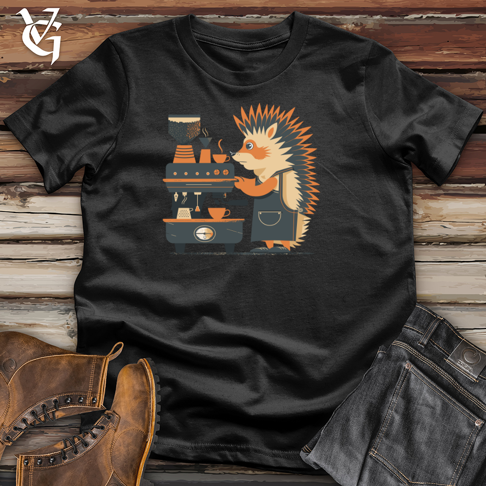 Viking Goods Barista Hedgehog Brew Cotton Tee