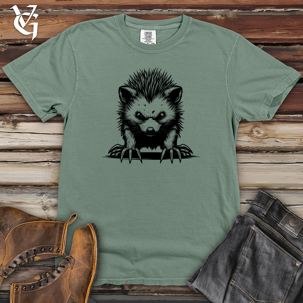 Viking Goods Hedgehog Fierce Gaze Heavy Cotton Comfort Colors Tee Bay / L
