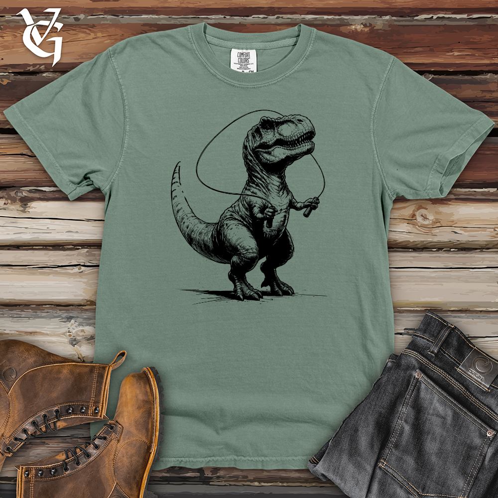 Viking Goods Jump Rope Rex Heavy Cotton Comfort Colors Tee Bay / L