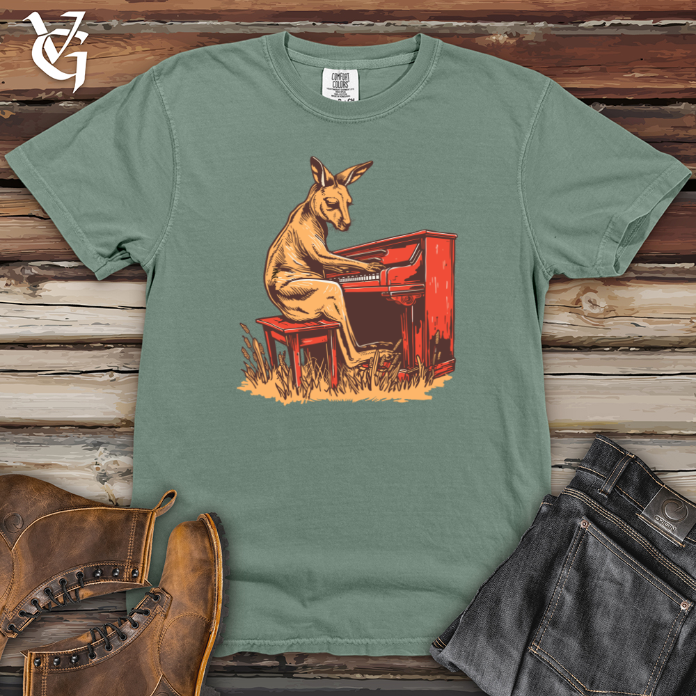 Viking Goods Kangaroo Piano Melody Heavy Cotton Comfort Colors Tee Bay / L