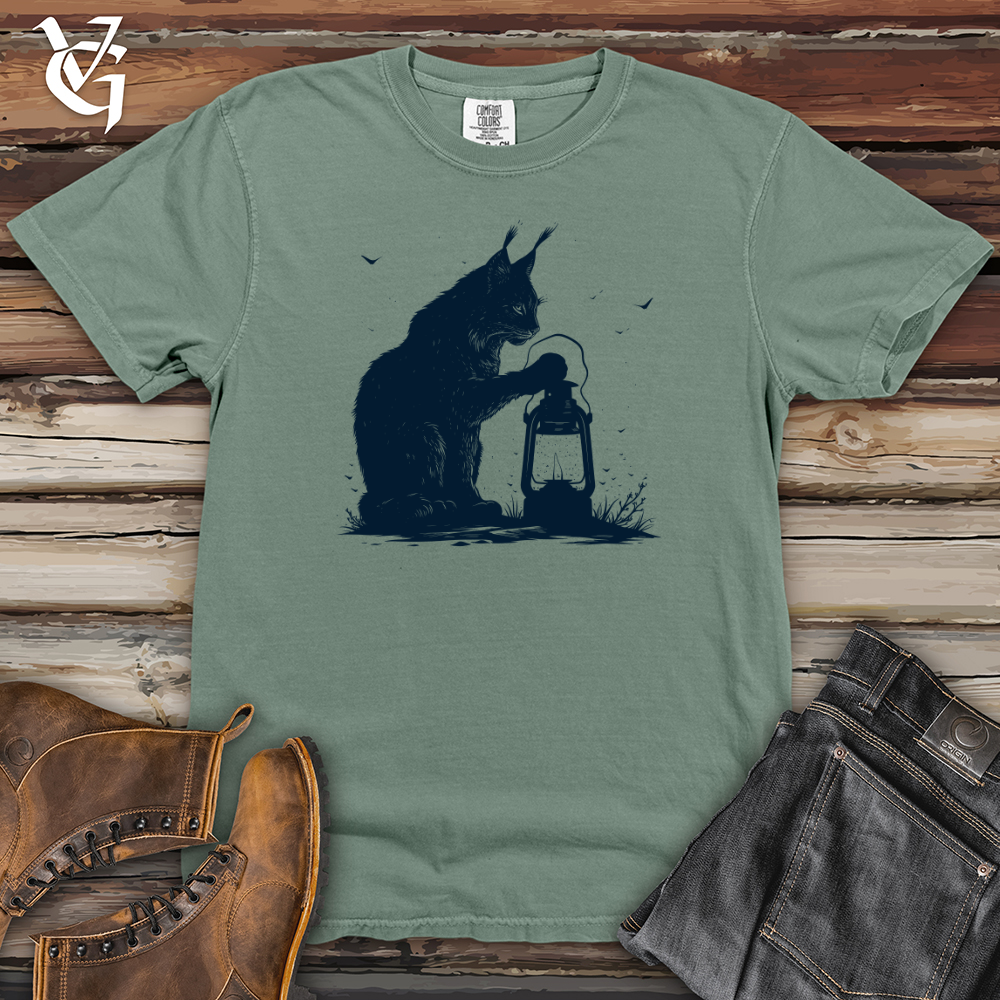 Viking Goods Lynx Lantern Guardian Heavy Cotton Comfort Colors Tee Bay / L