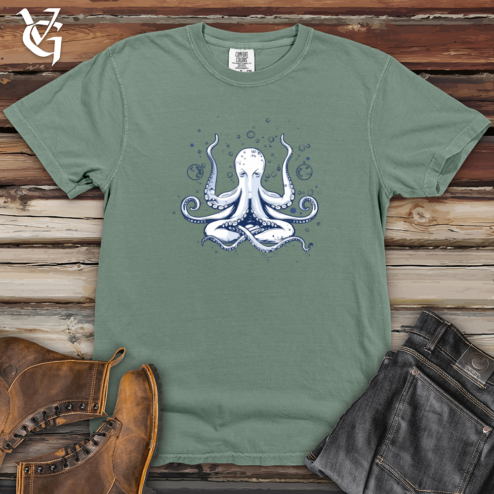 Viking Goods Octopus Bubble Meditation Heavy Cotton Comfort Colors Tee Bay / L